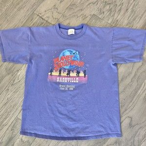 Vintage Planet Hollywood Nashville Grand Opening Size Large shirt 1996 USA Made
